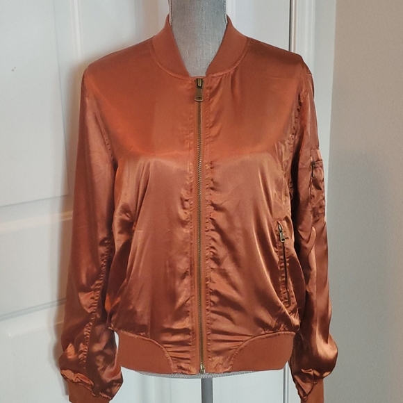 Cotton Candy Jackets & Coats New Copper Bomber Jacket Poshmark